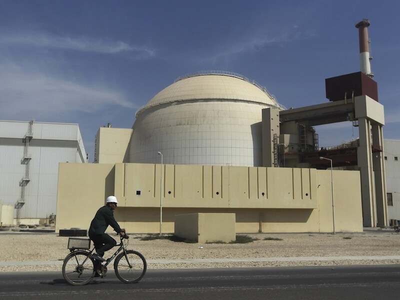 De reeds bestaande centrale in Bushehr.