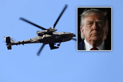 Trump beschuldigt Iraniërs van neerhalen Amerikaanse Apache-