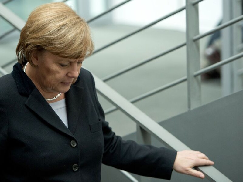 De Duitse bondskanselier Angela Merkel.