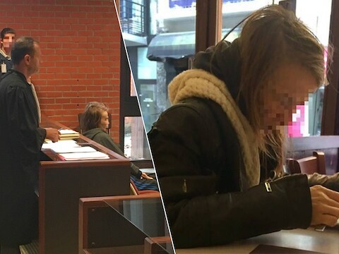 Nadine W. moet zich opnieuw voor de rechtbank verantwoorden nadat ze in verschillende restaurants ging eten zonder te betalen.