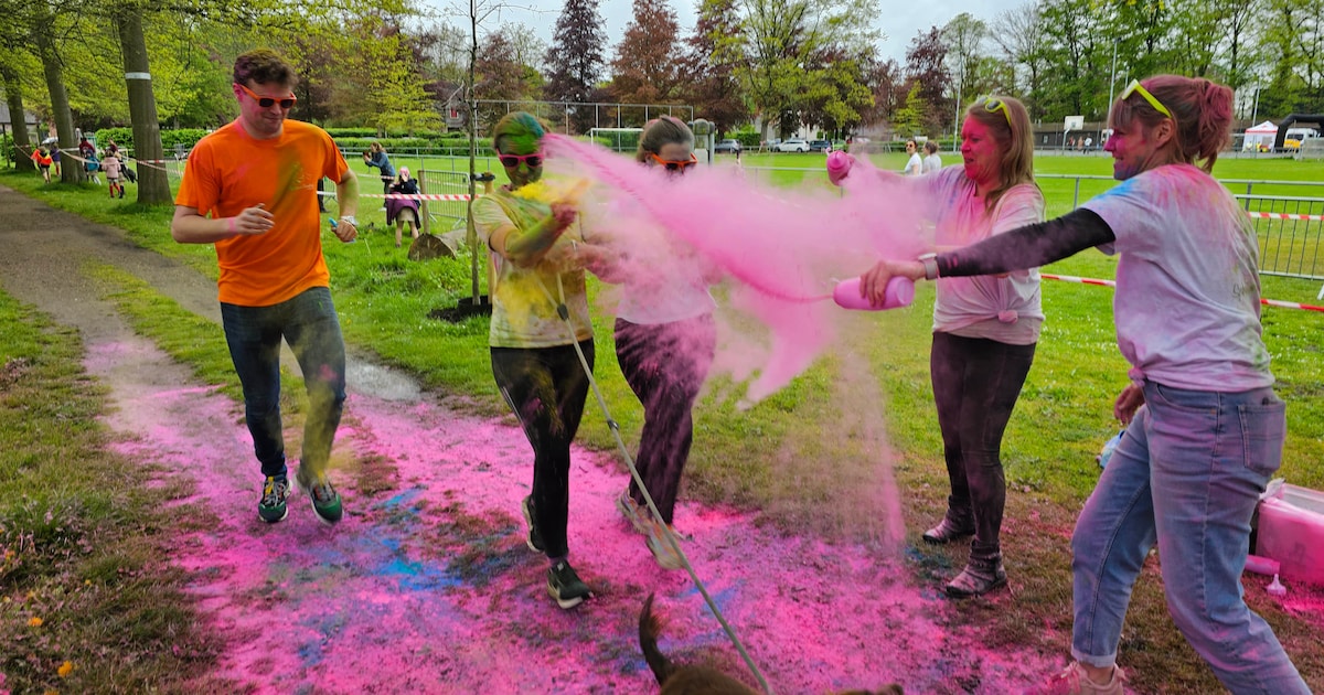Eerste Color Run sluit Heists Joggingcriterium feestelijk af | Regio ...