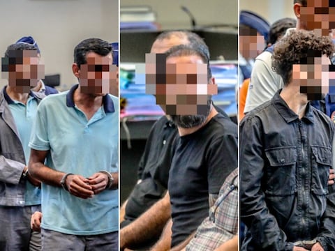 Daban M., Fryad K., Bebak A. en Hewa R. kregen eerder al celstraffen als kopstukken van de mensensmokkelbende waartoe Adem S. (niet in beeld) ook behoorde.