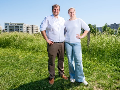 Burgemeester Rik Verwaest met zijn vrouw Kaatje