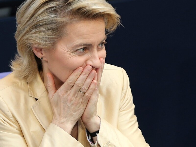 De Duitse minister van Werk en Sociale Zaken Ursula von der Leyen