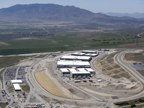 Het datacenter in Bluffdale, Utah.