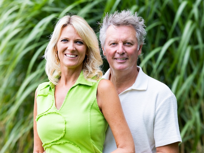 Chris Van Tongelen en zijn vriendin Annelies.