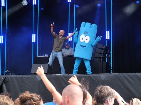 Radio Rommy kreeg de Grote Markt aan het zingen en dansen.