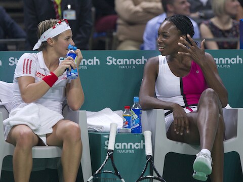 Kirsten Flipkens moet meteen aan de bak tegen Venus Williams.