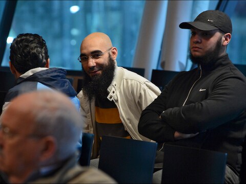 Fouad Belkacem (links) zit nog altijd in de cel.
