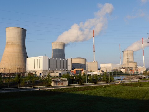 De kerncentrale van Tihange.