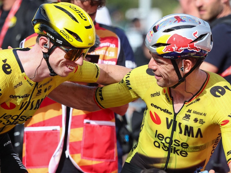 “Wat je ertegen kan doen? Heel weinig”: hoe Visma-Lease a Bike in deze Vuelta in sommige ritten onklopbaar lijkt