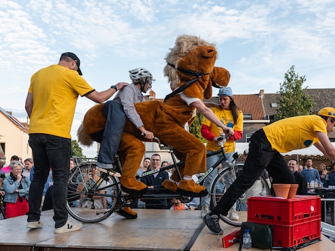 Gentbrugge Leeft orgnaniseert de kortste tijdrit ter wereld.