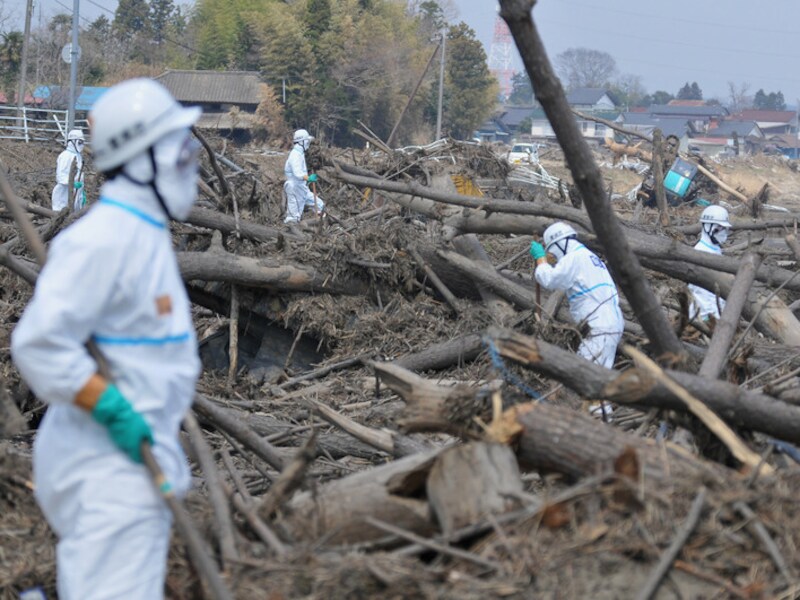 Japan werd op 11 maart al door een zware aardbeving en tsunami getroffen.