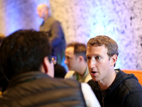 Mark Zuckerberg, CEO van Facebook.