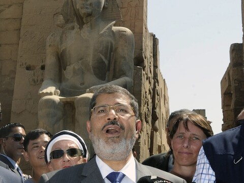 De Egyptische president Mohammed Morsi.