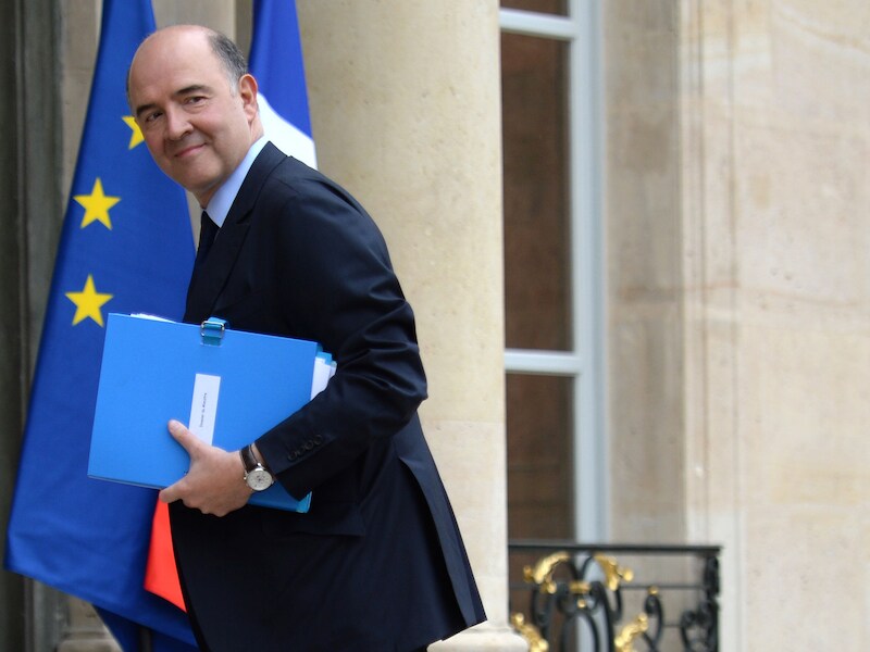 Pierre Moscovici, de Franse minister van Financiën.