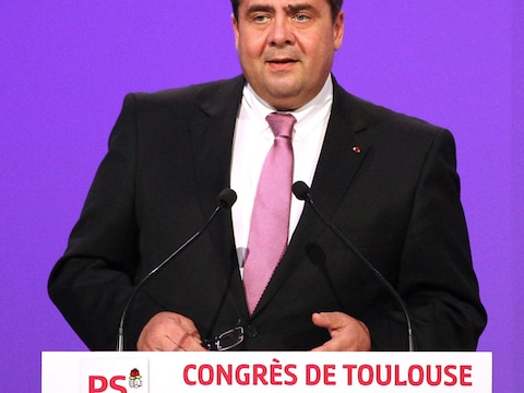 Oppositieleider Sigmar Gabriel