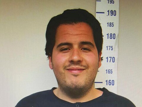 De Turkse krant Haberturk publiceerde vandaag deze foto van zelfmoordterrorist Ibrahim El Bakraoui. De man die zichzelf op Brussels Airport opblies, werd in juli 2015 in de Turkse stad Gaziantep opgepakt.