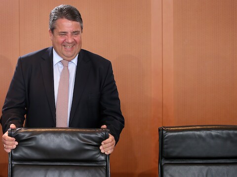 Vicekanselier en minister van Economie en Energie Sigmar Gabriel.