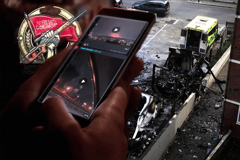 “Schietpartij met doden in Temse”: onze terreurexpert keek mee hoe pro-Iraanse Telegramkanalen een s