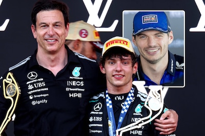 Nu Mercedes met Kimi Antonelli goud in handen heef