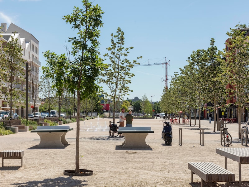 Het Vetten Osplein is intussen al vernieuwd.