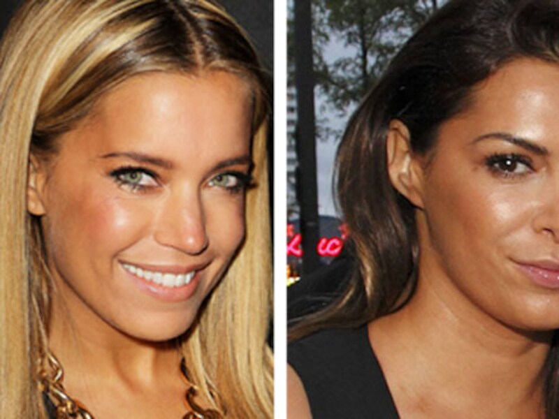 Sylvie Meis (l) en Sabia Boulahrouz, ooit beste vriendinnen.