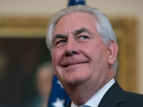 Amerikaans buitenlandminister Rex Tillerson.