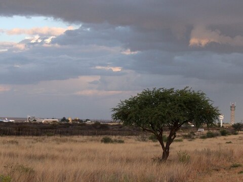 Droogte in Namibië.