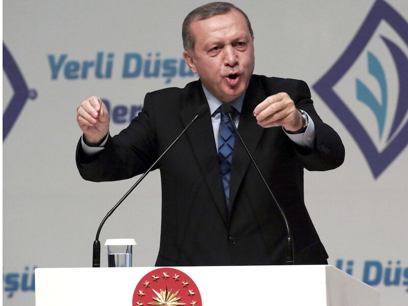 De Turkse president Erdogan.