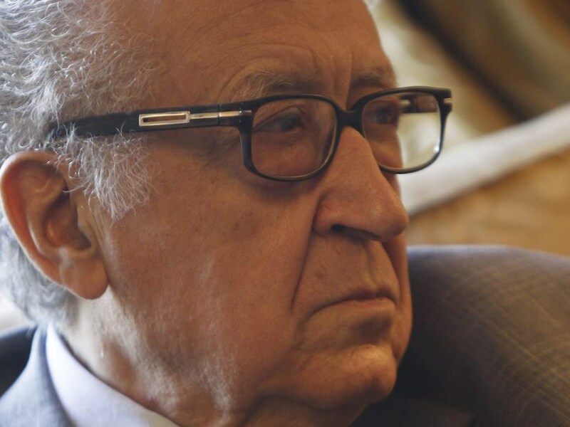 Lakhdar Brahimi heeft een mogelijke oplossing voor het conflict.