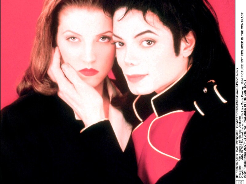 Lisa Marie Presley en Michael Jackson.