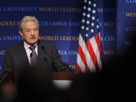 De Amerikaanse superbelegger George Soros.