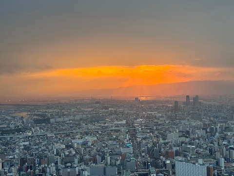 De skyline van Osaka.Osaka geldt als de grote favoriet om te worden aangewezen als de reservehoofdstad van Japan. 