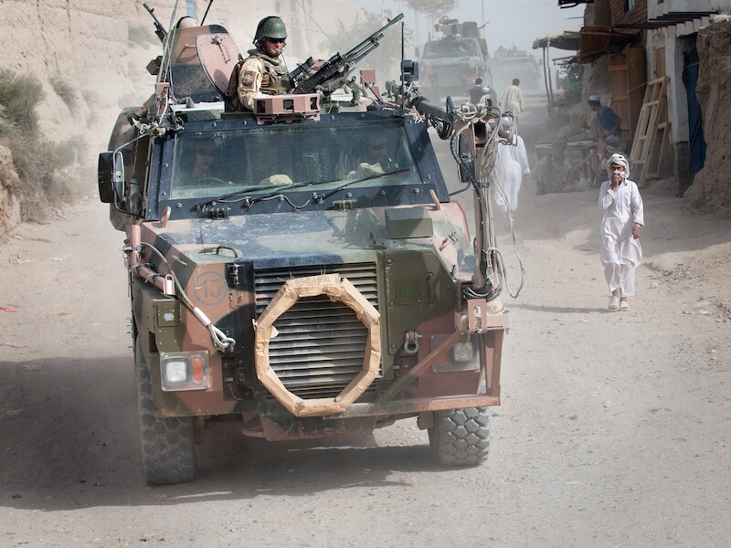 Nederlandse militairen in Afghanistan. (Archieffoto)