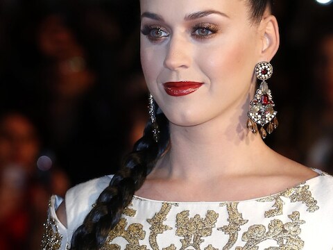 Katy Perry op 14 december tijdens de uitreiking van de NRJ-muziekonderscheidingen in het Franse Cannes.