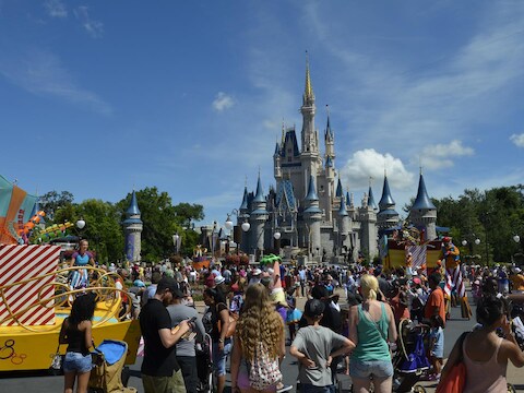 Magic Kingdom is het bekendste en drukste park van Disney World.
