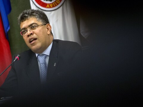 De Venezolaanse buitenlandminister Elias Jaua.