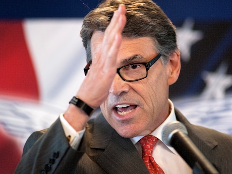 Rick Perry zegt zijn kandidatuur voor het Amerikaanse presidentschap adieu.
