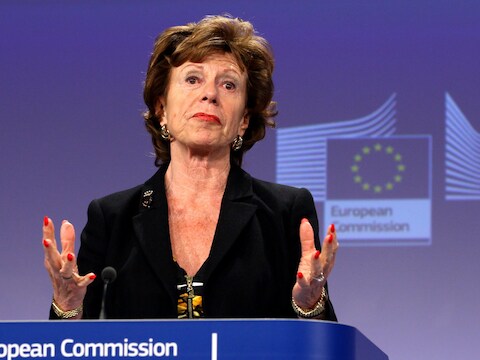 Eurocommissaris voor de Digitale Agenda Neelie Kroes.
