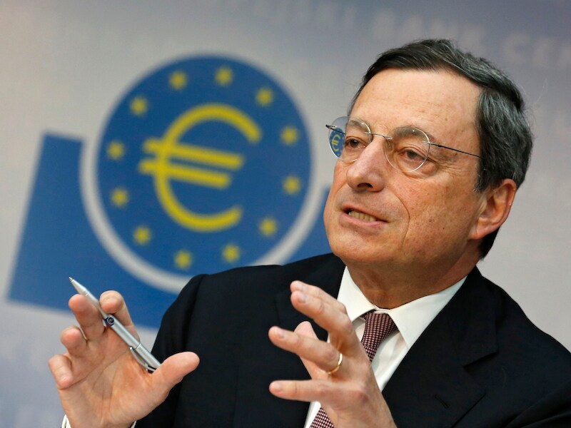 ECB-voorzitter Mario Draghi