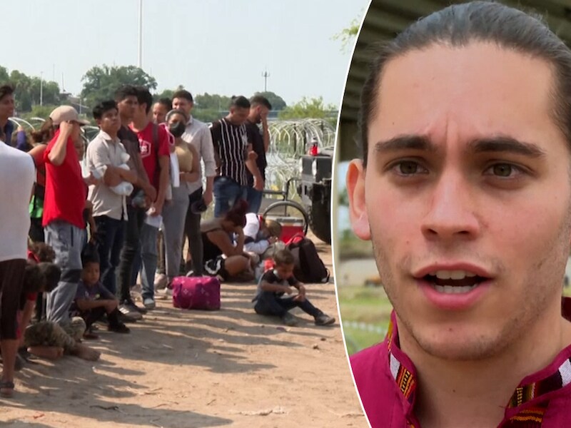 Carlos informeert Spaanstalige migranten die onderweg zijn naar de VS: “Wij volgen al zijn updates op TikTok”