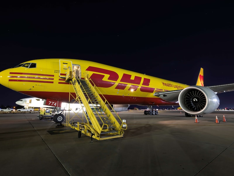 DHL kiest voor een dagelijkse luchtbrug met geneesmiddelen tussen Zaventem en Cincinnati.