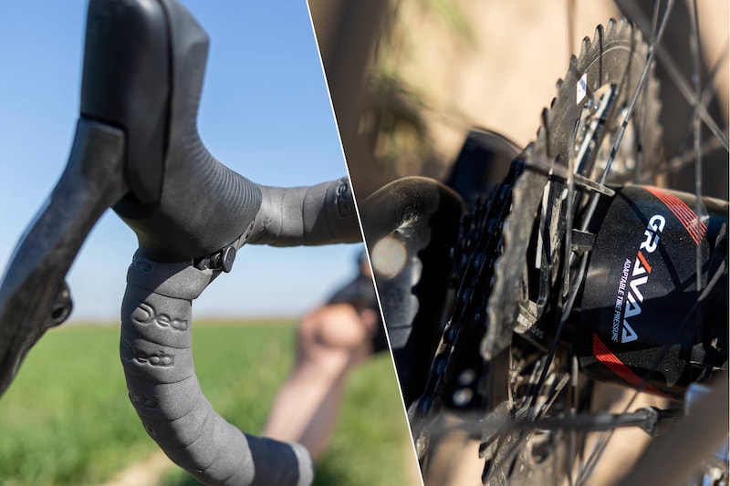 Het Gravaa-bandendruksysteem, waarmee de bandendruk al rijdend aangepast kan worden.