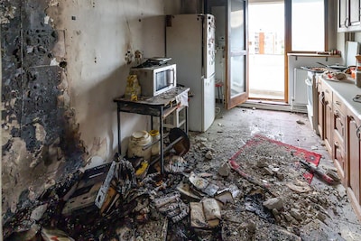 Beelden tonen schade aan Roemeens appartementsgebouw na Russische drone-inslag