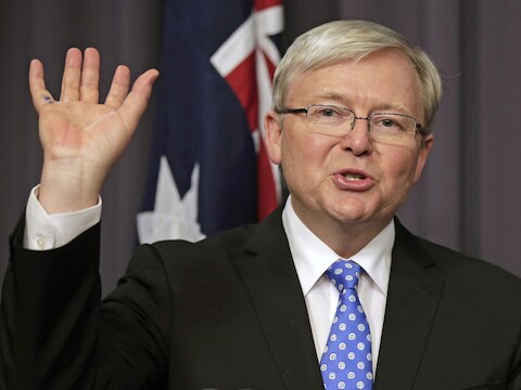 Kevin Rudd mag zich opnieuw premier van Australië noemen.