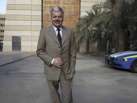 Het kabinet van Didier Reynders stuurt een brief.