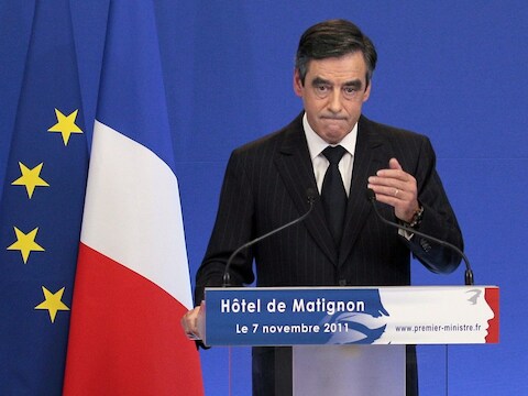 Frans premier François Fillon.