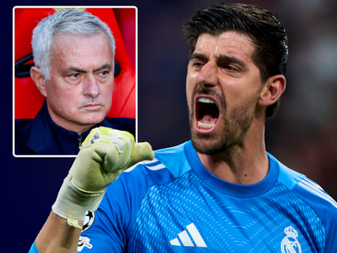 Thibaut Courtois, vandaag jarig, wordt straks herenigd met José Mourinho (inzet).