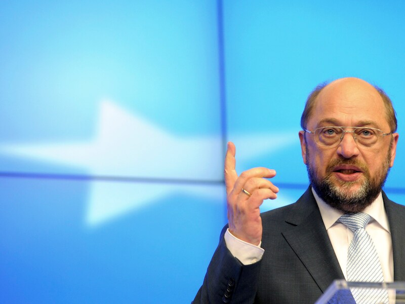 Voorzitter van het Europees Parlement, Martin Schulz.